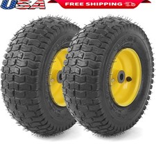 Heavy-Duty Lawn Mower Tire Wheel Set Pre-Inflated All-Terrain Compatibility New