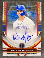 2023 Topps Tribute WHIT MERRIFIELD Toronto Blue Jays Red Holo Foil Auto SP /10