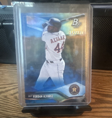 Topps 2021 Bowman Platinum Yordan Alvarez #37 Houston Astros /150
