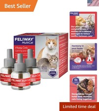 MultiCat Pheromone Calming Refills, 3x48ml - Peace for Multi-Cat Households