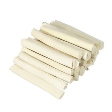 25 Pcs 4inch Wood Log Sticks, 0.39-0.59inch Driftwood for Crafts, White