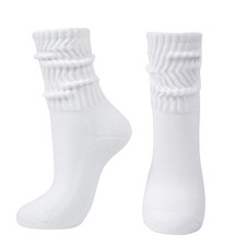Intgoodluckycc Slouch Scrunch Socks for Women, Slouch High Tube Socks Women