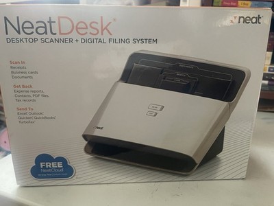 Neat Desk Desktop Scanner + Digital Filing System For Mac ND-1000 New Open Box