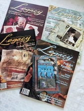 Legacy Papercrafting Mixed Media Paper Altered Art Craft Magazines 2003 Lot of 4