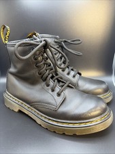Dr Martens 1460 J Kids Boots Black Leather Side Zip AirWair US 2 EU 33