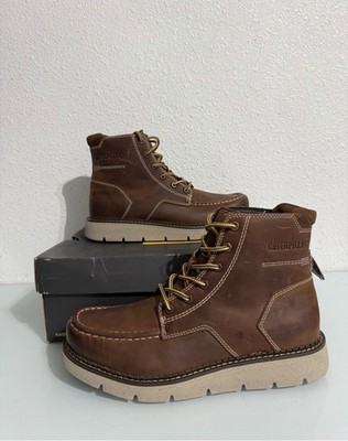 CAT Caterpillar P725361 Men's Covert Boot Brown Leather Chukka Boots Size 10