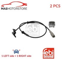 ABS WHEEL SPEED SENSOR PAIR REAR FEBI BILSTEIN 37781 2PCS P NEW OE REPLACEMENT