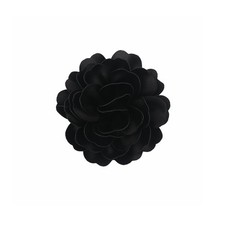 Dainty Satin Fabric Rose Flower Brooches for Women Extra Large Big Camellia Flow