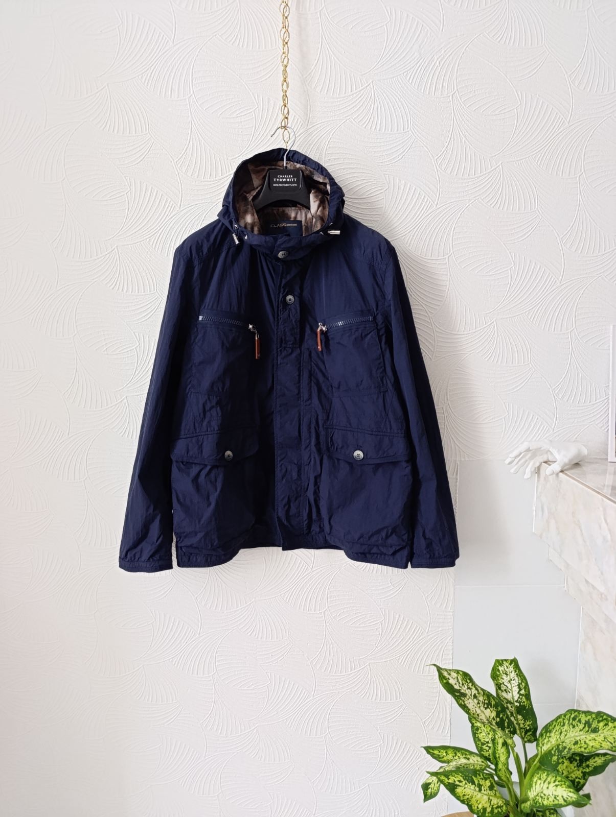 ROBERTO CAVALLI CLASS NYLON MULTIPOCKET JACKET - image 1