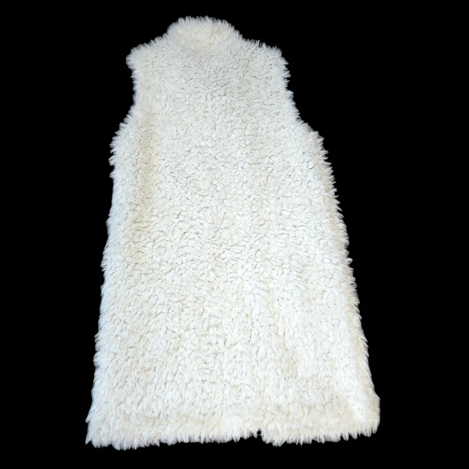 Forro de piel sintética difuso Mystree Antropologie mezcla de algodón/lana para mujer talla S Foto 2 de 4