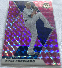 2021 Panini Mosaic Baseball Kyle Freland Colorado Rockies Camo Pink Prizm #100