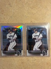 Korbyn Dickerson 2025 Bowman Draft Chrome Refractor & Base 1st Bowman Mariners