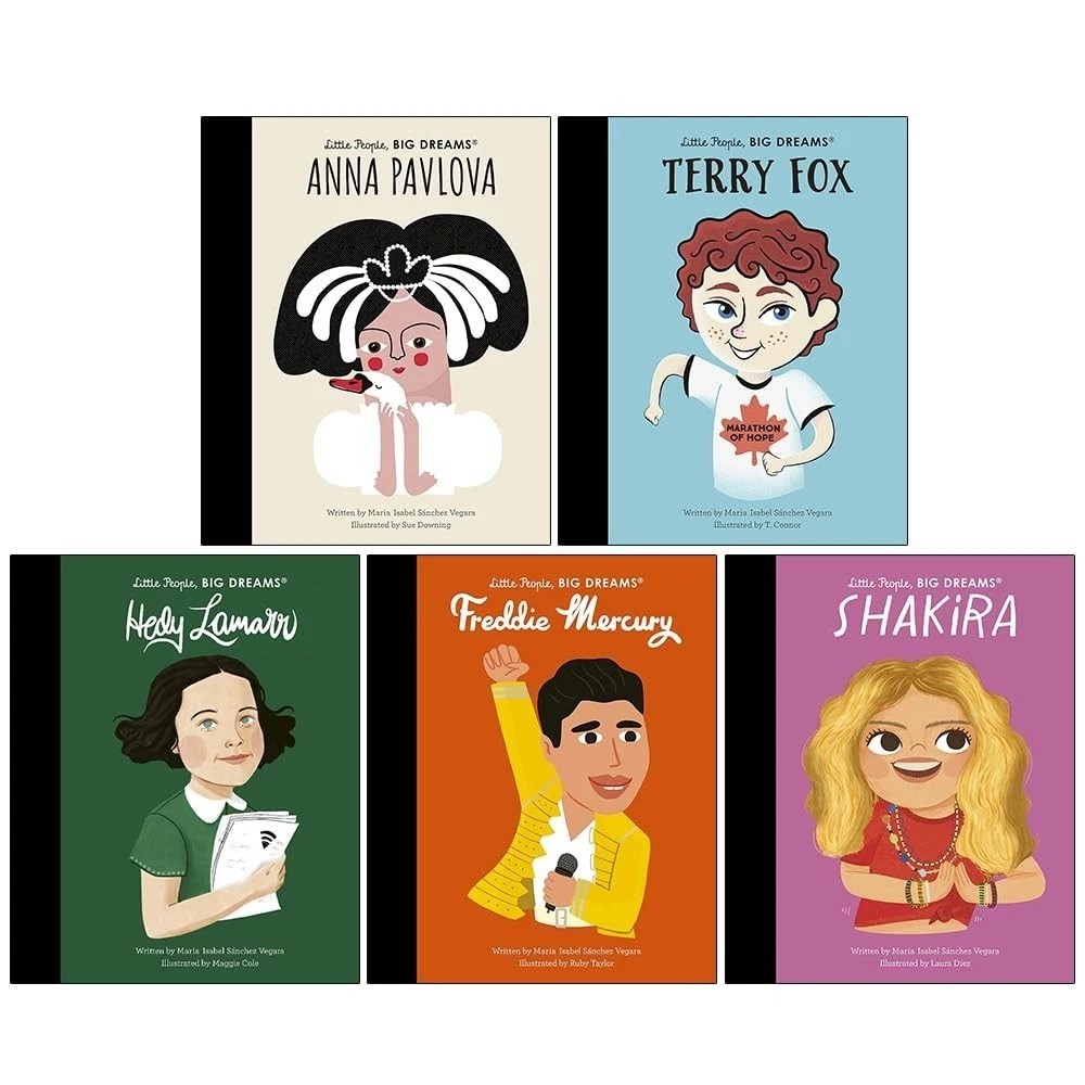 Little People Big Dreams Series 19 Collection 5 Books Set Shakira (Books 91-95)
