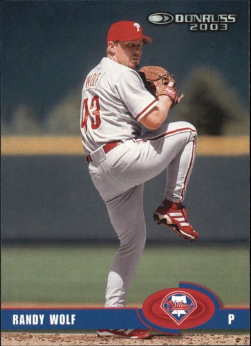 2003 Donruss Randy Wolf #355 card