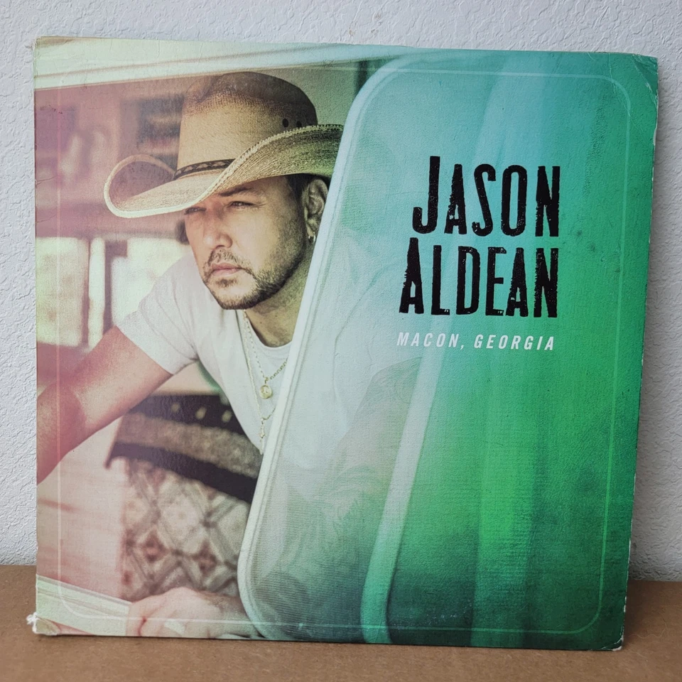 Jason Aldean Macon Georgia Limited Edition Green Marble Triple Vinyl Foto 3 de 4
