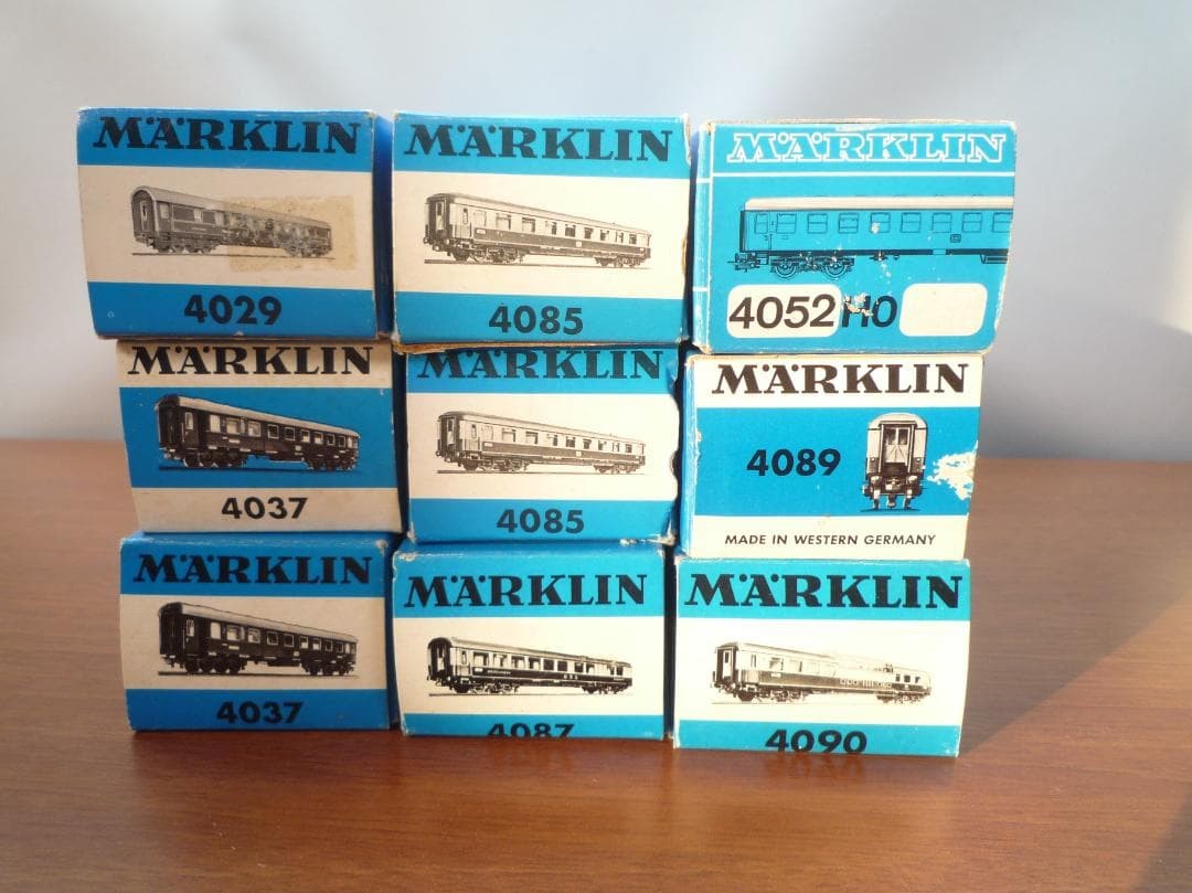 Marklin HO Gauge Passenger Car Set, 9 Cars, Merklin #ac9627