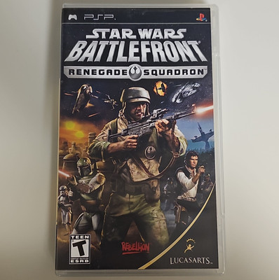 Sony Star Wars Battlefront: Renegade Squadron PSP 2007 Shooter T w/ Manual