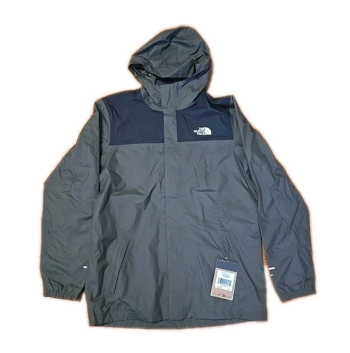 North Face Boys Rain Jacket Taupe Green Size XXL (18/20) NEW