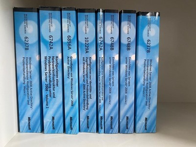 Microsoft Official Course (MOC)   Windows Server 2008   8 Bücher   Deutsch