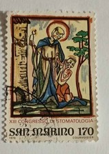 STAMP SAN MARINO-XIII CONGRESS OF DENTISTRY-170 LIRE 1979
