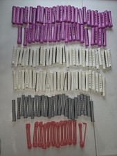 Pro Perm Vintage Perm Rods Medium Curl 130 Lot Of Rods Various Sizes Used