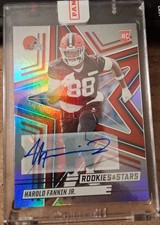 Harold Fannin Jr. 2025 Rookie & Stars Auto Rookie Rc #126 Browns
