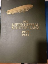 Rare Air Ship Book1909 1925 Construction of Air Transport  Hand Signed Schütte