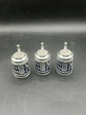 BMW Motors Original Gerzit Gerz W. Germany Stein Lidded Rare Shot Glass Size 3”