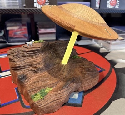 Custom Handcrafted Wooded UFO That Lights Up