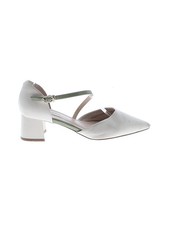 Assorted Brands Women White Heels US 6.5