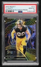 2023 Select Club Level Gold Dragon Scale Prizm 8/10 TJ Watt PSA 10 GEM MT 1co7