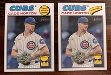 2026 Topps Heritage Cade Horton Banner Variation Lot - All-Star Rookie #396 