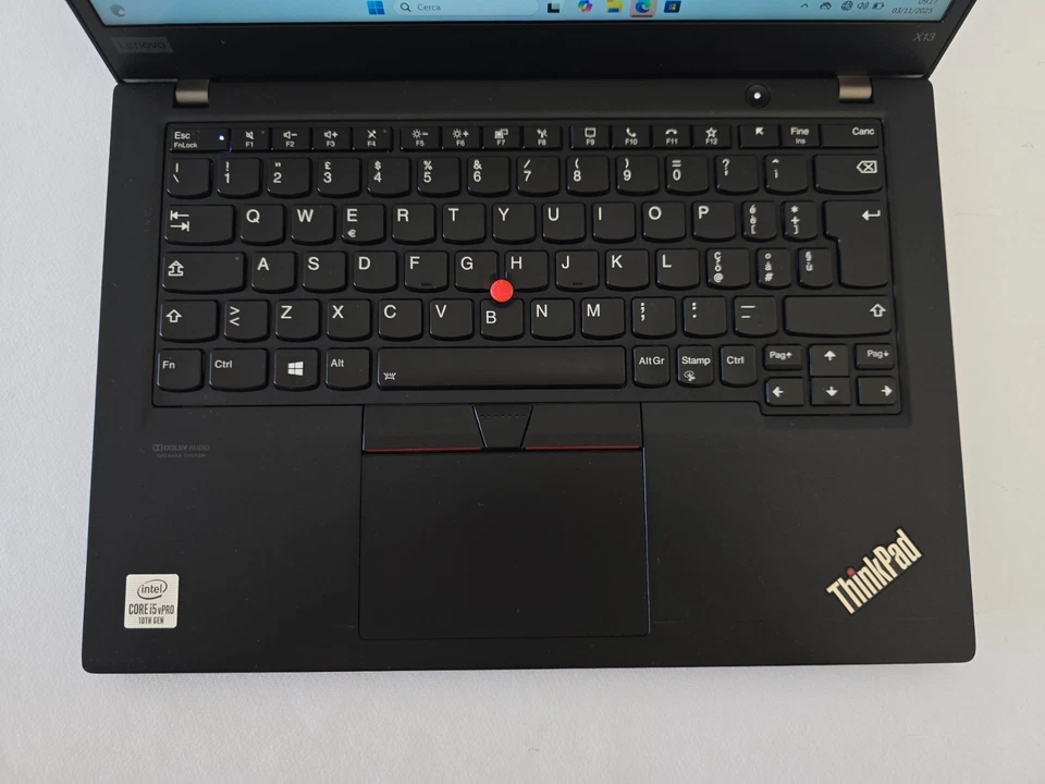 Lenovo ThinkPad X13..i5-10310U..Ram 16..SSD 256 Batteria Eccellente 13 FHD TOUCH - Immagine 3 di 4
