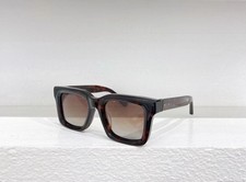Matsuda Luxury Square Sunglasses   Thick Acetate Frame Brown Gradient Lens Japan