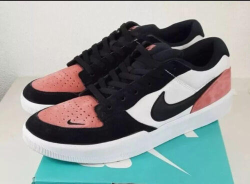 NIKE SB FORCE 58 SKATE SHOES NEW MEN'S SIZE 11 PINK SALT/WHITE BLACK CZ2959 600