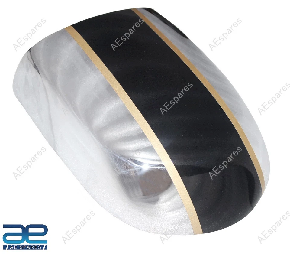 Capot double siège noir et chrome pour Royal Enfield GT Continental 650cc - Photo 4/4