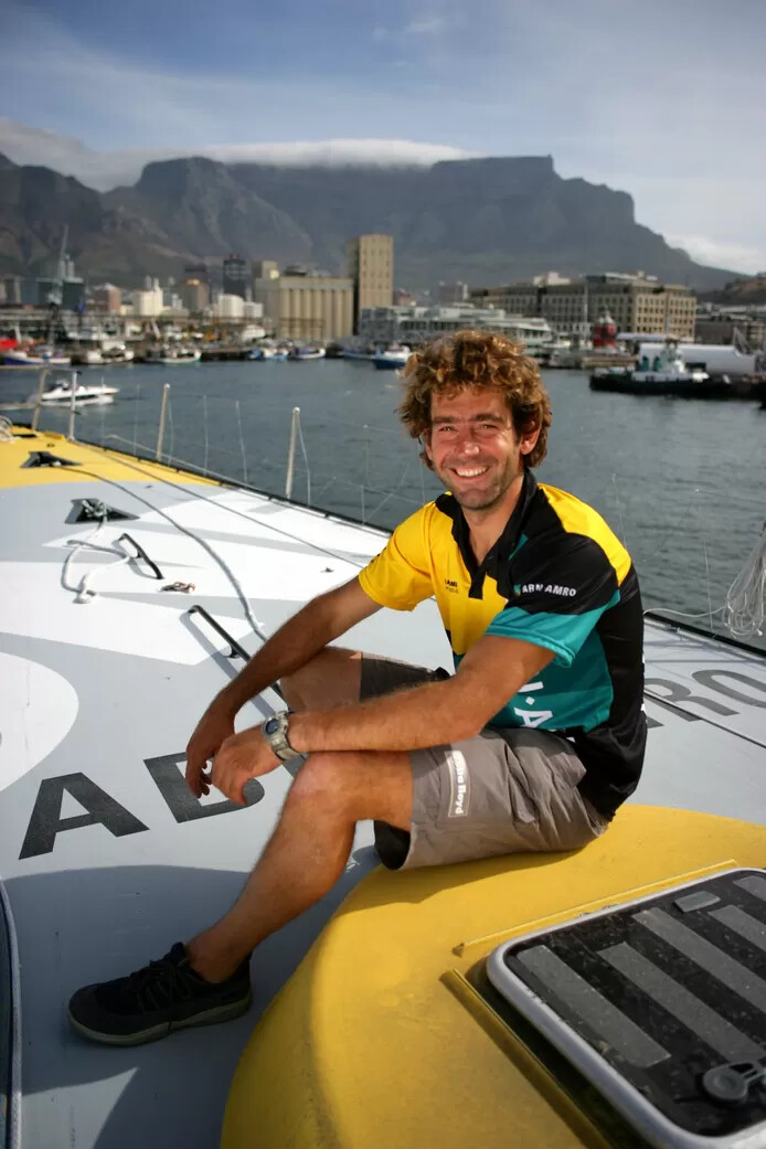 Volvo Ocean Race Winner Team ABN/AMRO Tropical yacht racing shirt