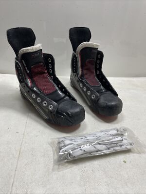 Bauer Vapor X 600 [ 4.5 D JR EURO 38 ] Ice Hockey Player Skates - Boots Only