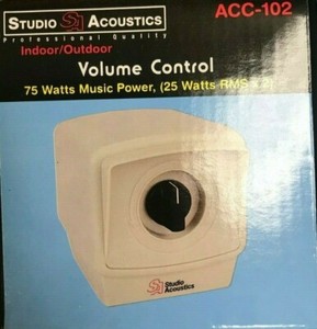 studio acoustics outdoor speakers