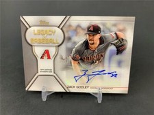 2019 TOPPS SERIES 1 ZACK GODLEY LBA-ZG 150TH LEGACY OF BASEBALL AUTO 121/150