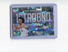 2021-22 Leaf Metal First Round Bound Silver Crystal Kendall Brown Rookie Auto
