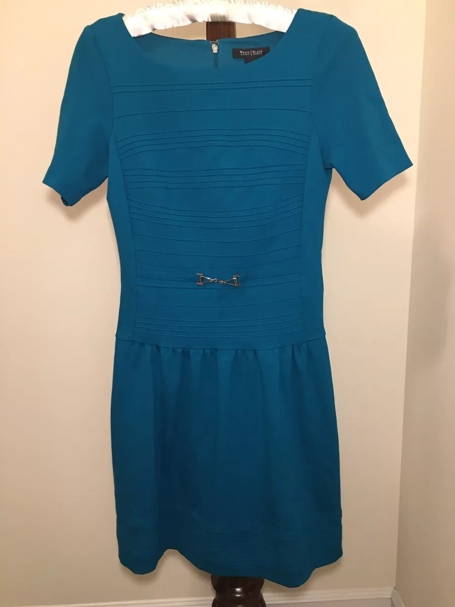 White house black cheap market teal dress