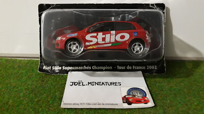 Fiat Stilo red supermarkets Champion Tour de France 2002 TDF o 1/43 NOREV ATLAS