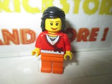 Lego - Minifigures - City - Sweater Heart Necklace Orange Legs 5560 cty0149
