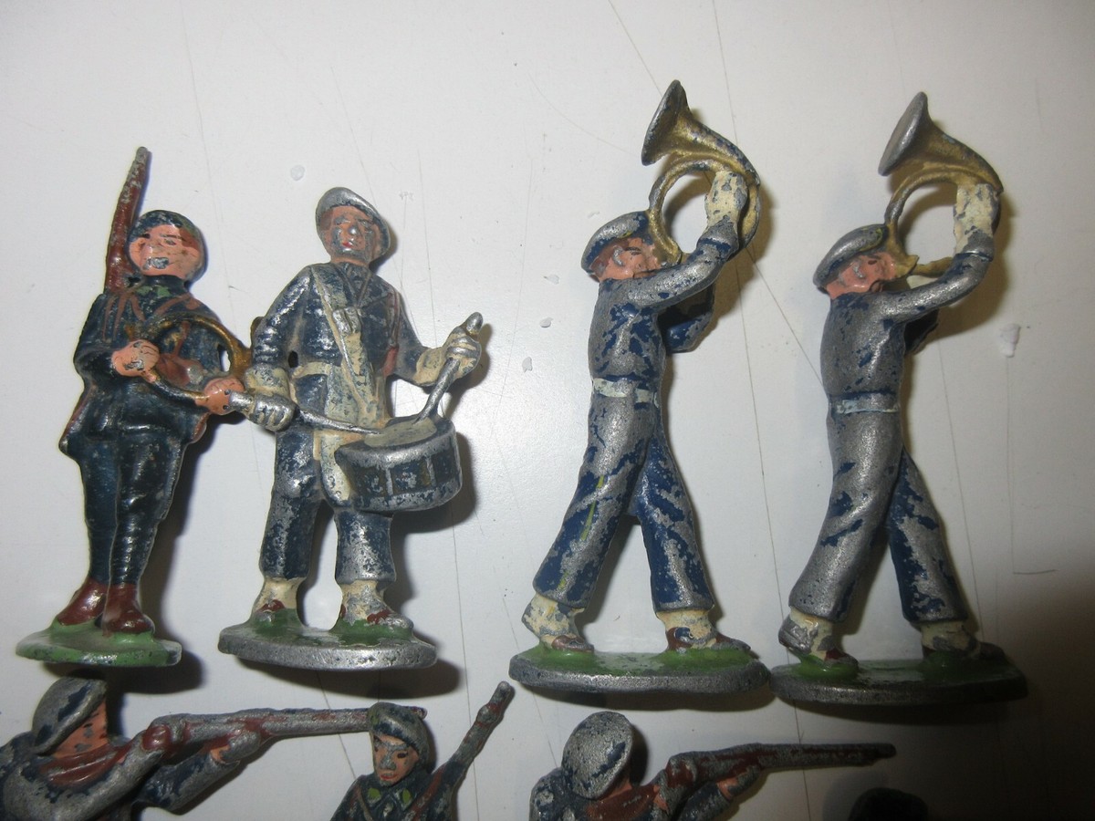 QUIRALU FIGURINE 1949 CHASSEURS ALPINS CONDUCTEUR DE MULE 62 mm
