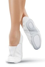 High Quality Soft Leather Slip On Acro Gymnastic Shoes Black White