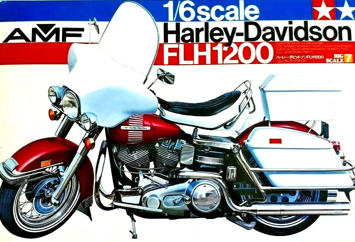 1:6 Scale Tamiya HARLEY DAVIDSON FLH1200 AMF ✯ BS 0607*4800 ✯ Ultra rare