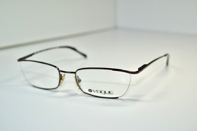 NOS Vogue Italy VO-3417 581 Dark/Plum 52-19-135 Eyeglasses Women Half Rim Frames