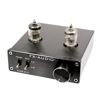 FX-Audio Tube-01J Vacuum Tube Preamp   Black Edition