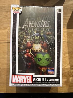 Marvel Skrull as Iron Man Comic Cover 16 Wonderous Con Funko Pop OVP New Rare